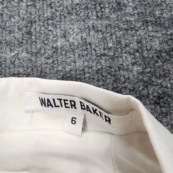 Walter Baker Priscilla Pencil Skirt Pink White Catalina Tweed Gold Chain Size 6 - Picture 6 of 13